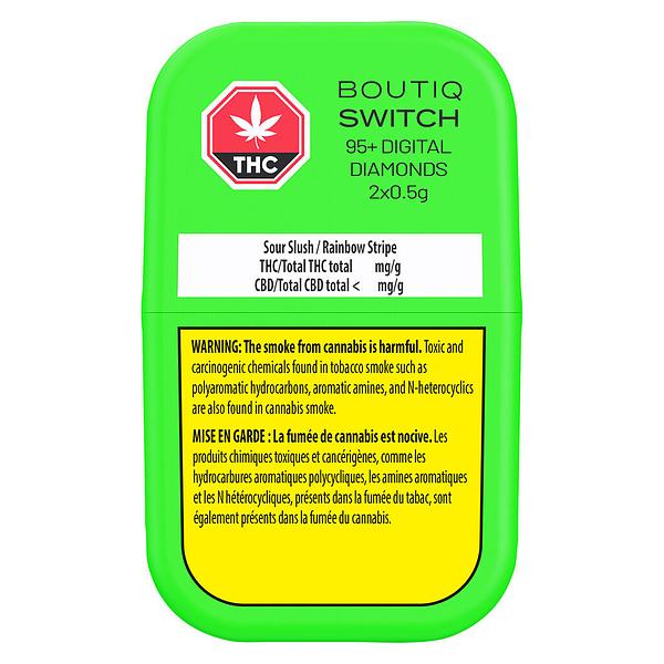 Boutiq - Switch 95+ Digital Diamonds Sour Slush Rainbow Belts All In One image 2