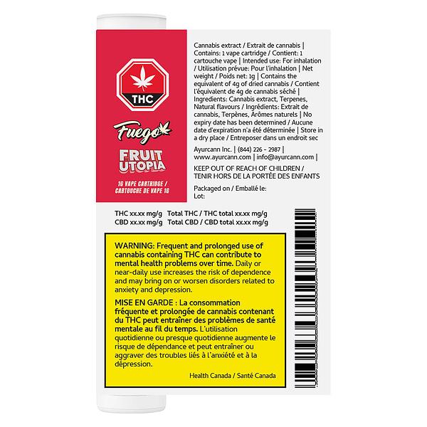 Fuego - Fruit Utopia 510 Thread Cartridge image 3