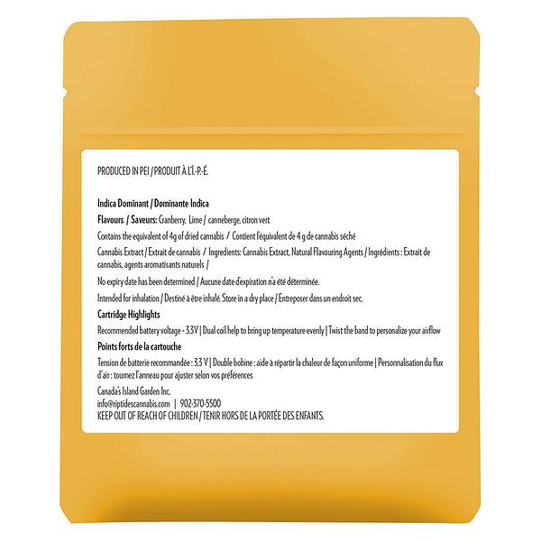 Riptides - Lime Cranfusion 510 Thread Cartridge image 3