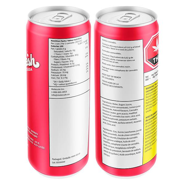 Sheesh Hash Sodas - Banjo Berry Live Rosin Strawberry Lemonade image 2