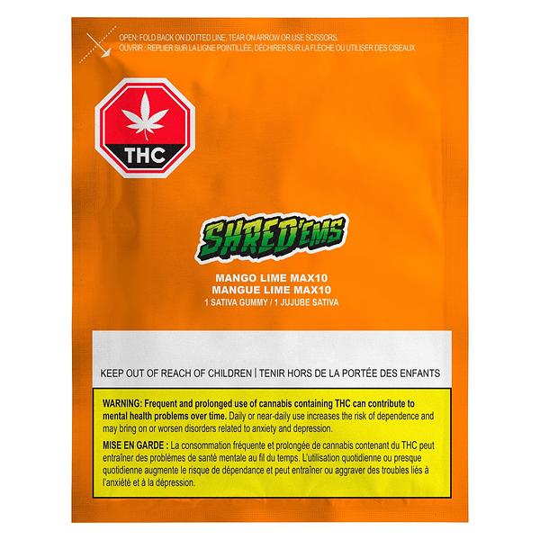 SHRED'EMS - Mango Lime Max10 Gummie image 2