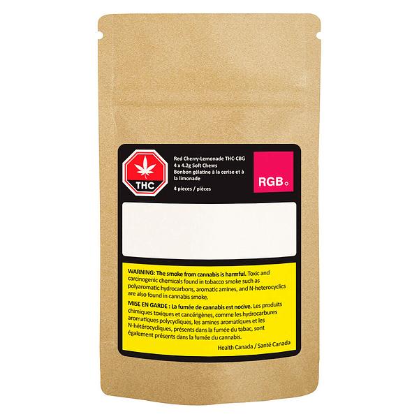 Rgb - RED - Cherry Lemonade Hash Rosin THC CBG Gummies image 2