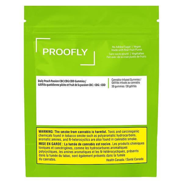 Proofly - Daily Peach Passion CBC:CBG:CBD Gummies image 2