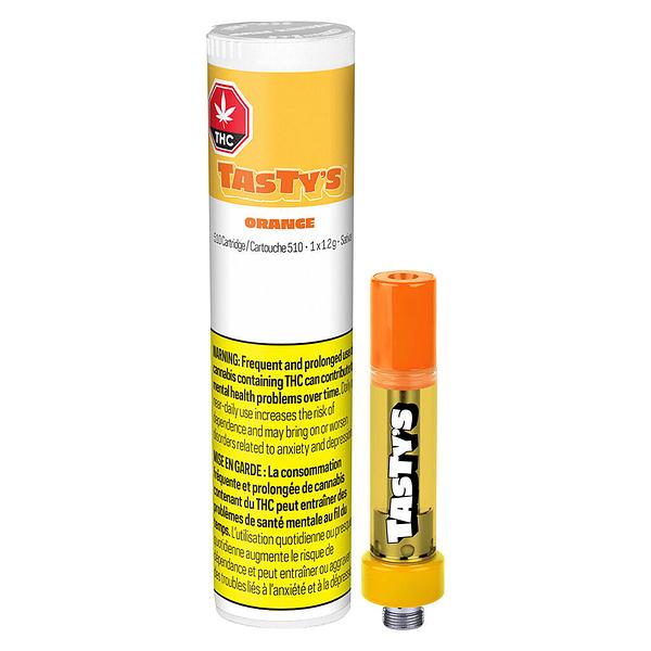 Tasty's - Orange Liquid Diamond 510 Thread Cartridge image 4