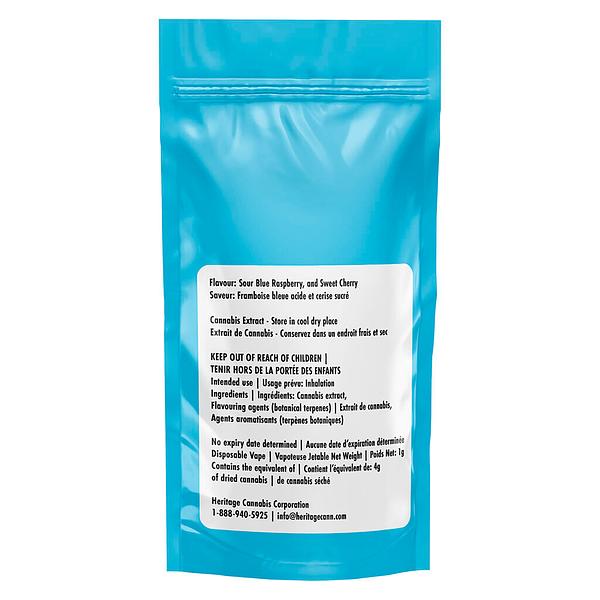 Juicy Hoots - Double Blue Cherry Disposable Vape image 3