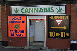 Jai's Recreational Stuff Cannabis Retailer store front
