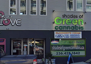 Shades of Green Cannabis store front