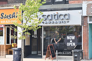 Satica Cannabis - Orangeville store front