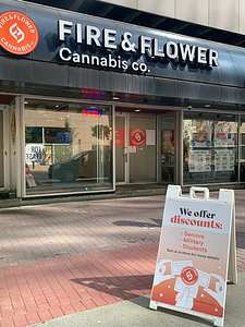 Fire & Flower Cannabis Co. - Edmonton Rice Howard Way store front