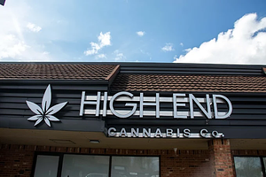 High End Cannabis Co. store front