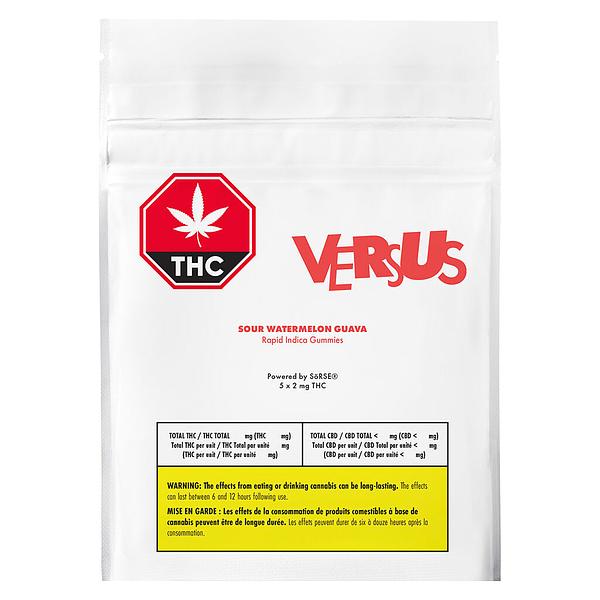 Versus - Sour Watermelon Guava Rapid Indica Gummies image 2
