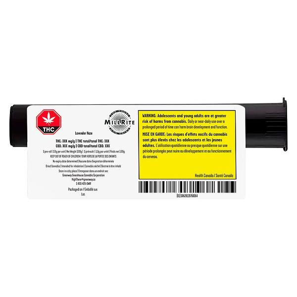 Millrite - Lavender Haze Glass Tip Blunt image 3