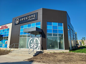 Sessions Cannabis - Humberlea store front