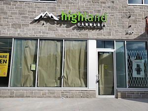 Highland Cannabis - Kitchener store front