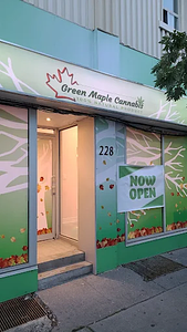 Green Maple Cannabis store front