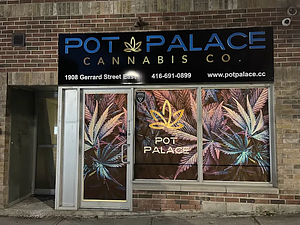 Pot Palace Cannabis Co. - Gerard St E store front