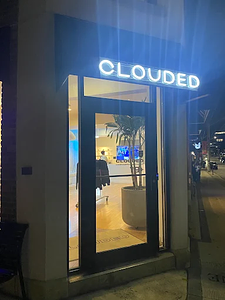 Clouded Cannabis store front