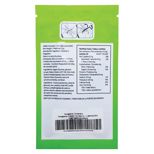 La Boca - Solventless Live Rosin Sour Lime Gummies image 3