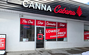 Canna Cabana - Airdrie Main Street store front