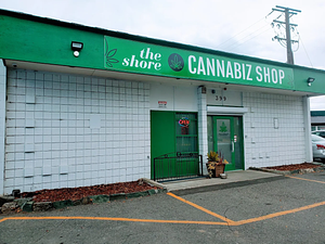 The Shore Cannabiz Shop store front