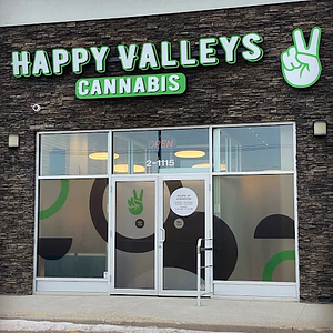 Happy Valleys Cannabis - Winnipeg store front