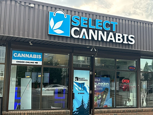 Select Cannabis Co. - Stony Plain Rd. store front