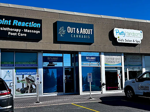 Out & About Cannabis store front