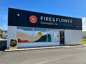 Fire & Flower Cannabis Co. - Westlock store front