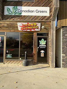 Canadian Greens Cannabis store front
