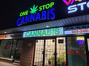 One Stop Cannabis store front
