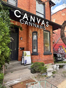 Canvas Cannabis - Harbord Village store front
