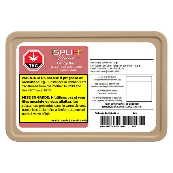 1Spliff Reserve - Candy Rain Premium Glass Tip Pre Roll image 2