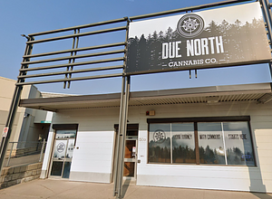 Due North Cannabis store front
