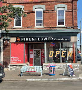 Fire & Flower Cannabis Co. - Moose Jaw Main Street store front