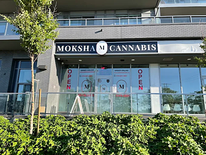 Moksha Cannabis - Bayview, North York store front