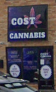 Cost Cannabis - Etobicoke store front