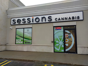 Sessions Cannabis - Waterloo store front
