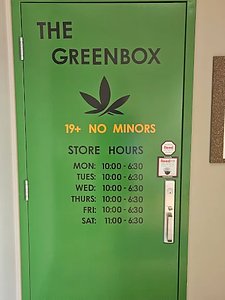 The Green Box Cannabis - Wynyard store front