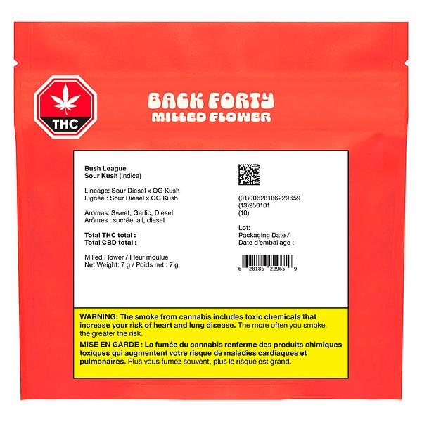 Back Forty - Big League Sour Kush Milled Flower