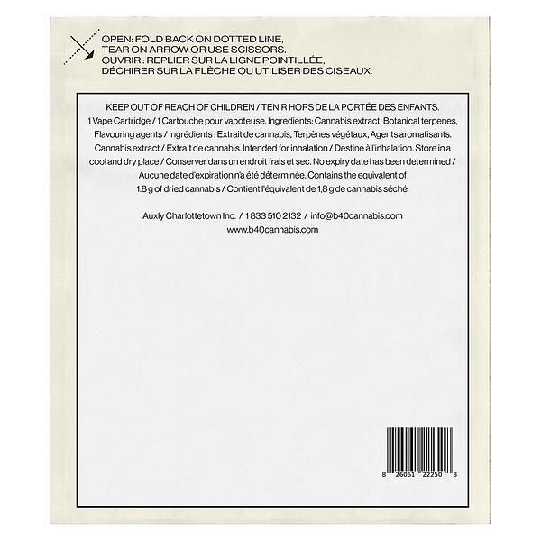 Back Forty - Forbidden Fruit 510 Thread Cartridge