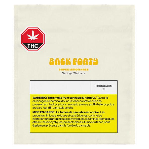 Back Forty - Super Lemon Haze 510 Thread Cartridge