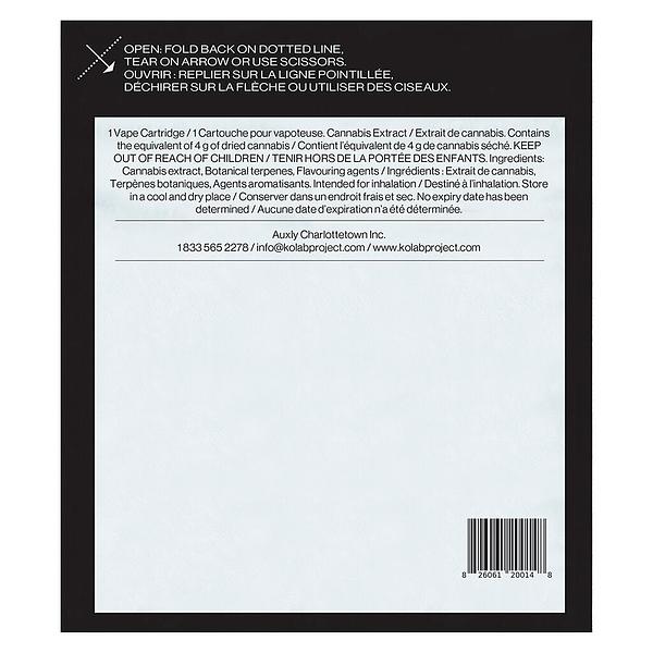 Kolab Project - Strawberry Ice Sativa 510 Thread Cartridge