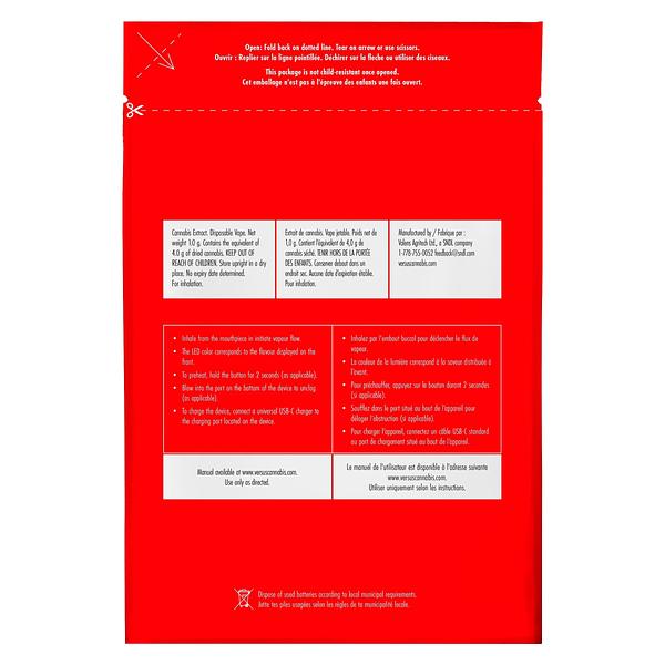 Versus - Duel Gsc Fs Vs Tropic Og Diamonds 2-in-1 Disposable Vape image 3