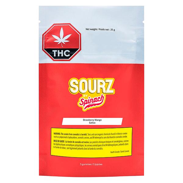 SOURZ by Spinach - Strawberry Mango Sativa Soft Chews