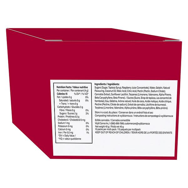 Wyld - Real Fruit Raspberry Soft Chew