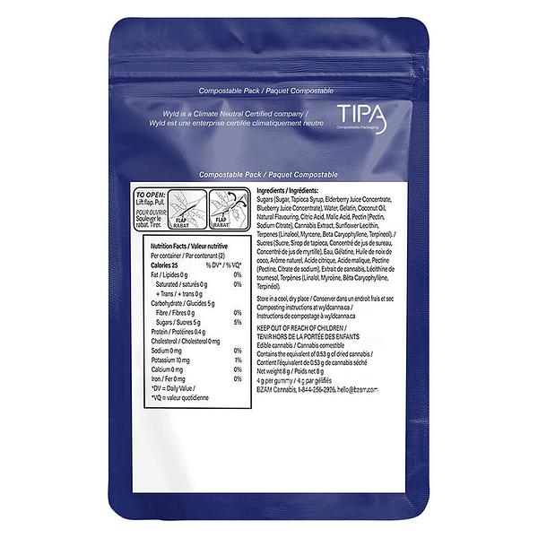 Wyld - Real Fruit Elderberry Soft Chews 2:1 Thc:Cbn