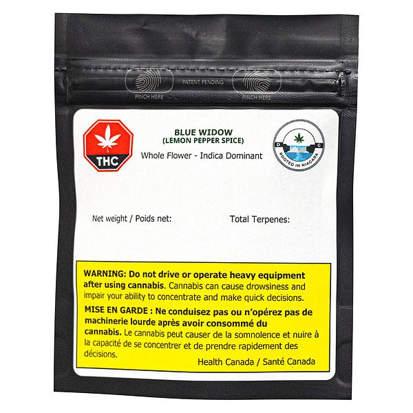 Dykstra Greenhouses - Blue Widow (Lemon Pepper Spice)