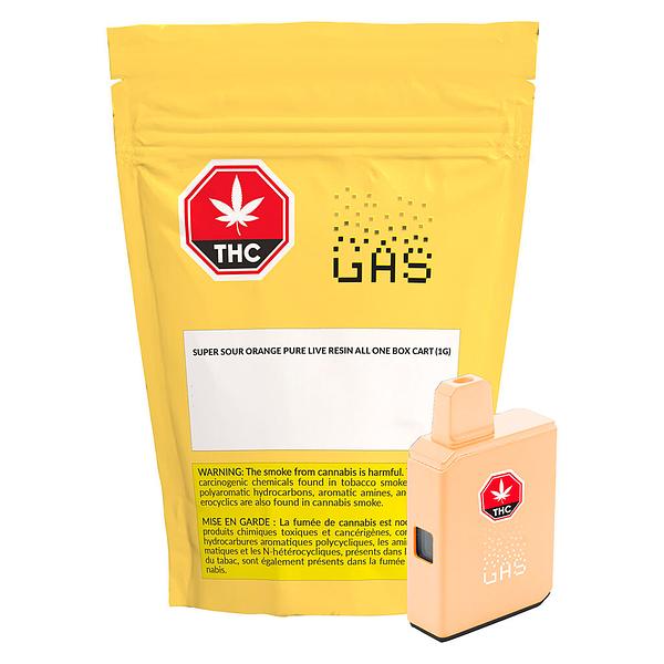 (GAS) - Super Sour Orange Pure Live Resin All in One Box Cart image 4