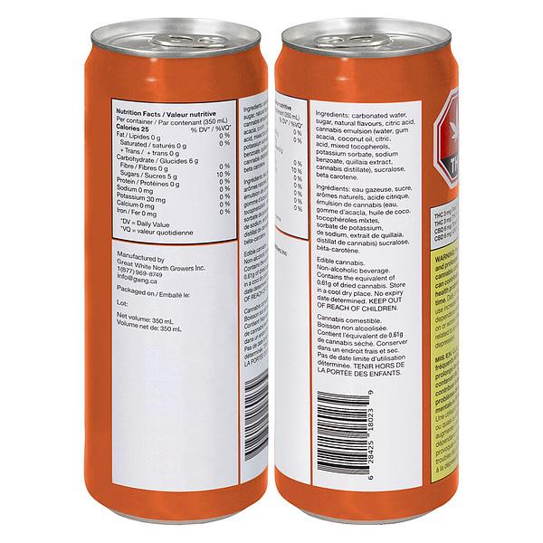 Green Monke - Orange Passionfruit Sparkling Soda