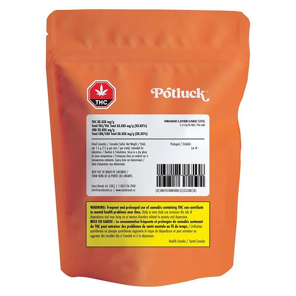 Potluck - Orange Layer Cake Pre Rolls